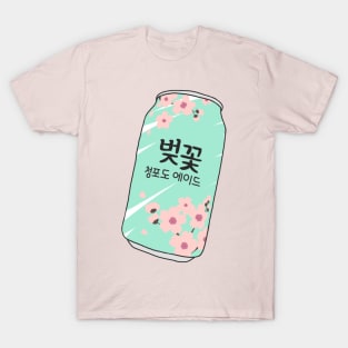 Korean Sakura Soft Drink T-Shirt